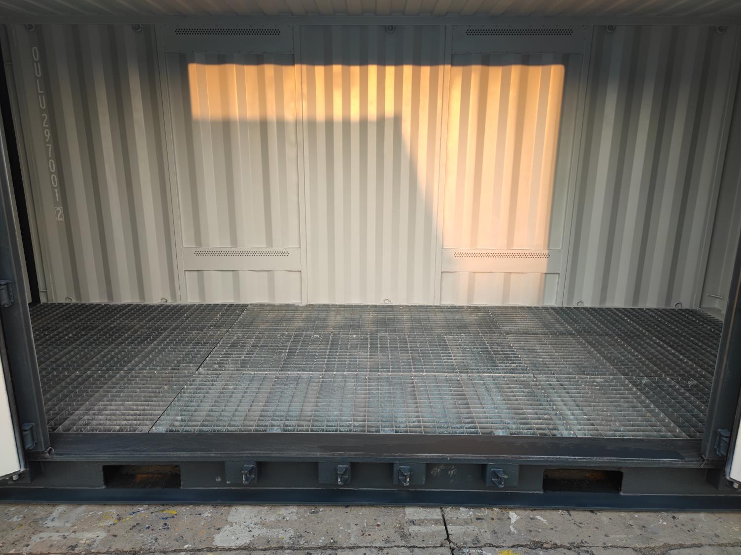 Contenedor de residuos peligrosos de 20′, apertura lateral