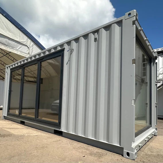 20x8ft CONVERSION DE CONTENEDOR DE TRANSPORTE A MEDIDA | Edificio Portátil | Oficina de Jardín