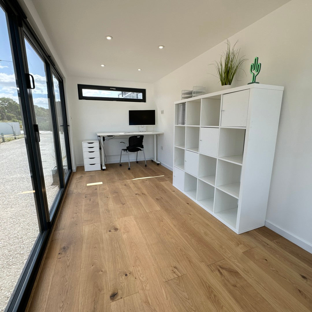 20x8ft CONVERSION DE CONTENEDOR DE TRANSPORTE A MEDIDA | Edificio Portátil | Oficina de Jardín