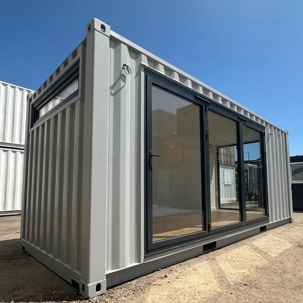 20x8ft CONVERSION DE CONTENEDOR DE TRANSPORTE A MEDIDA | Edificio Portátil | Oficina de Jardín